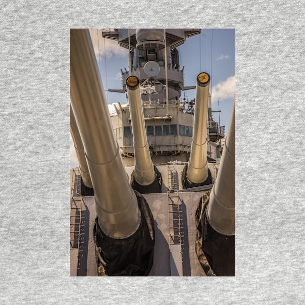 Guns of USS Missouri (BB-63) 2 by KensLensDesigns